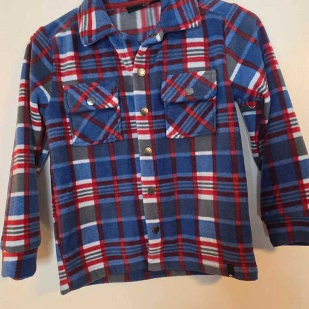 Quiksilver Boys Fleece Flannel Shirt